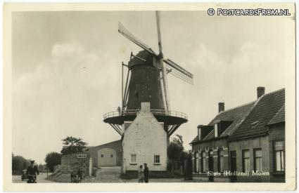 ansichtkaart: Sluis, Molen
