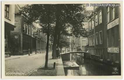 Delft, Voldersgracht ansichtkaart: Delft, Voldersgracht