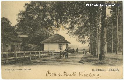ansichtkaart: Baarn, Hoofdstraat