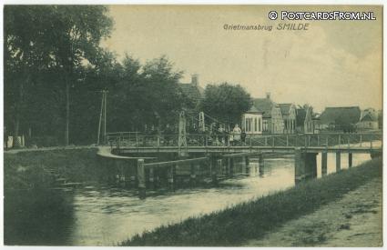 ansichtkaart: Smilde, Grietmansbrug