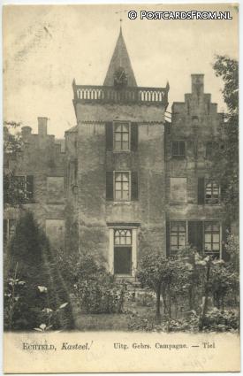 ansichtkaart: Echteld, Kasteel