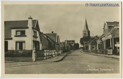 ansichtkaart: Warffum, Torenweg