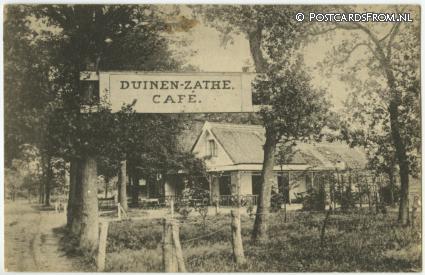Appelscha, Cafe Duinen Zathe ingang duinen ansichtkaart: Appelscha, Cafe Duinen Zathe ingang duinen