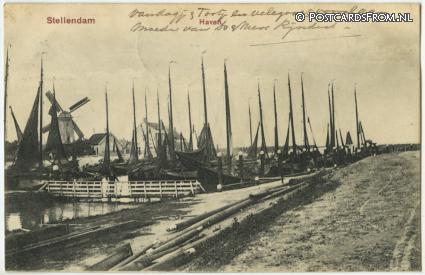 ansichtkaart: Stellendam, Haven