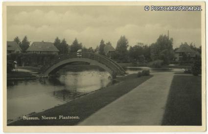 Bussum, Nieuwe Plantsoen ansichtkaart: Bussum, Nieuwe Plantsoen