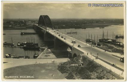 ansichtkaart: Nijmegen, Waalbrug