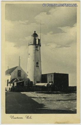 ansichtkaart: Urk, Vuurtoren