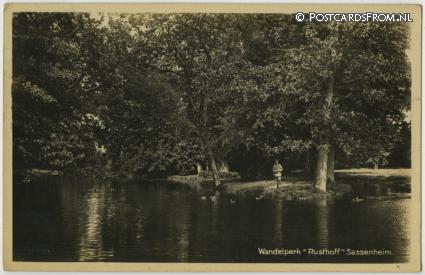 ansichtkaart: Sassenheim, Wandelpark 'Rusthoff'