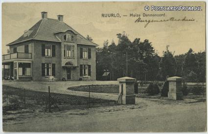 Ruurlo, Huize Dennenoord ansichtkaart: Ruurlo, Huize Dennenoord