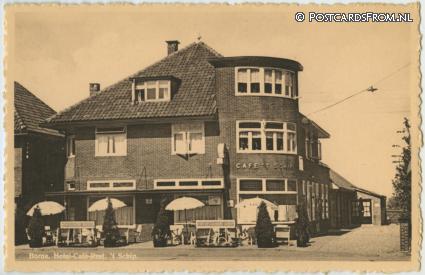 Borne, Hotel-Cafe-Rest. 't Schip ansichtkaart: Borne, Hotel-Cafe-Rest. 't Schip