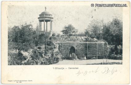 ansichtkaart: Deventer, 't Eilandje