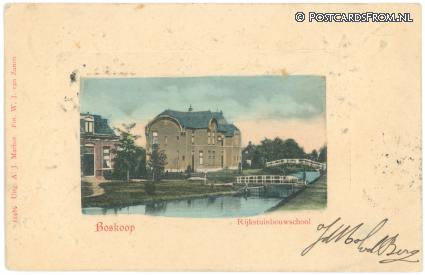 ansichtkaart: Boskoop, Rijkstuinbouwschool