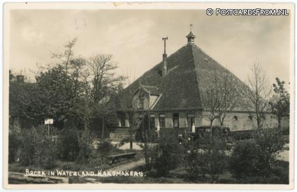 Broek in Waterland, Kaasmakerij ansichtkaart: Broek in Waterland, Kaasmakerij