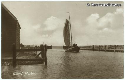 Marken, Eiland ansichtkaart: Marken, Eiland