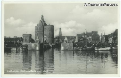 Enkhuizen, Drommedaris met sluis ansichtkaart: Enkhuizen, Drommedaris met sluis