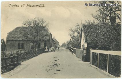 Nieuwendijk NB, Groeten uit ansichtkaart: Nieuwendijk NB, Groeten uit