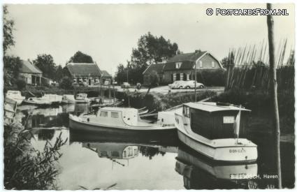 ansichtkaart: Hank, Biesbosch. Haven