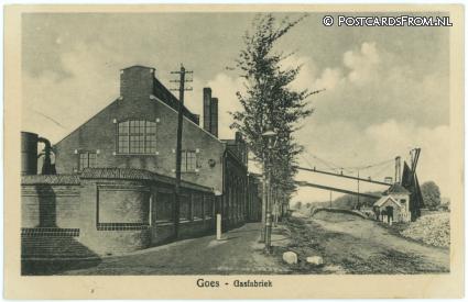 Goes, Gasfabriek ansichtkaart: Goes, Gasfabriek