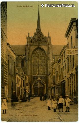 ansichtkaart: Goes, Korte Kerkstraat