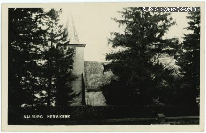 ansichtkaart: Valburg, Herv. Kerk