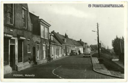 ansichtkaart: Piershil, Molendijk