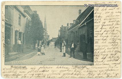 Klundert, Molenstraat ansichtkaart: Klundert, Molenstraat