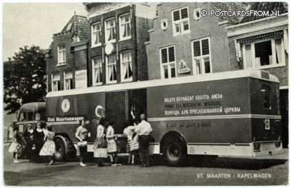 ansichtkaart: Sint Maarten, Kapelwagen