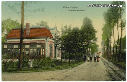 ansichtkaart: Voorschoten, Haagsche straatweg. Villa 'Jacoba'
