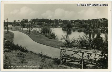 ansichtkaart: Voorschoten, Wilhelminapark