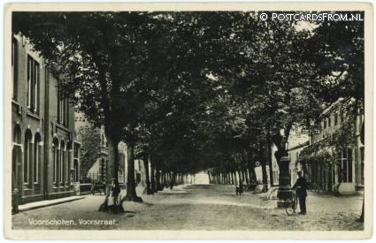 ansichtkaart: Voorschoten, Voorstraat