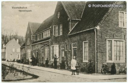ansichtkaart: Voorschoten, Vernedepark