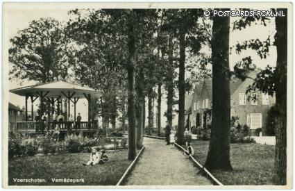 ansichtkaart: Voorschoten, Vernedepark