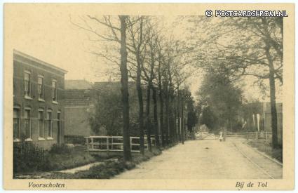ansichtkaart: Voorschoten, Bij de Tol