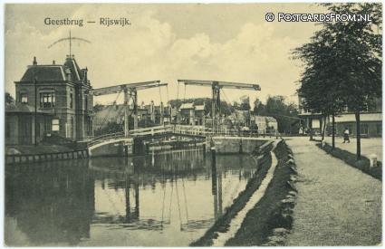 ansichtkaart: Rijswijk ZH, Geestbrug