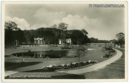 ansichtkaart: Bloemendaal, Wildhoefplantsoen