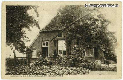ansichtkaart: --, Gelderland. Boerderij de Hoendervanger