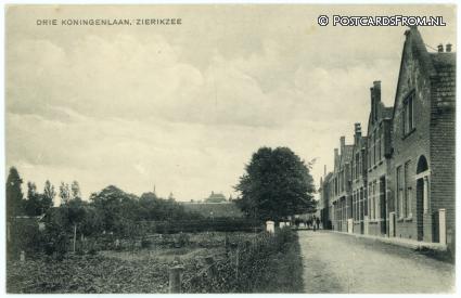Zierikzee, Drie Koningenlaan ansichtkaart: Zierikzee, Drie Koningenlaan