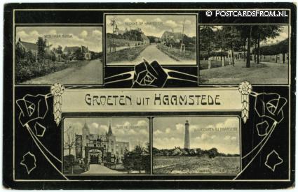 ansichtkaart: Burgh-Haamstede, Groeten uit Haamstede