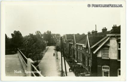 Nuth, Spoorstraat ansichtkaart: Nuth, Spoorstraat