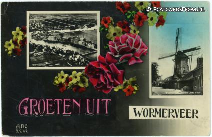 Wormerveer, Groeten uit ansichtkaart: Wormerveer, Groeten uit