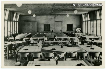 ansichtkaart: Lunteren, Conferentie-Oord Ned. Zendingsraad. Conferentie- en Eetzaal