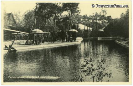 ansichtkaart: Epe, Vacantieoord 'Heidebad Epe'. Natuurbad
