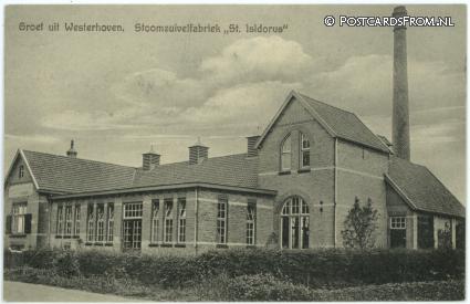 ansichtkaart: Westerhoven, Stoomzuivelfabriek 'St. Isidorus'