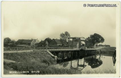 ansichtkaart: Schelluinen, Brug