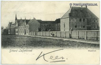 ansichtkaart: Sittard, Leijenbroek. Missiehuis