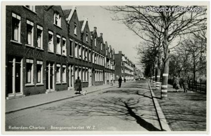 Charlois, Boergoenschevliet W.Z. ansichtkaart: Charlois, Boergoenschevliet W.Z.
