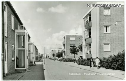 ansichtkaart: Rotterdam, Pendrecht. Herkingenstraat