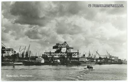 ansichtkaart: Rotterdam, Katendrecht. Maashaven