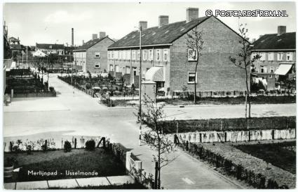 IJsselmonde, Merlijnpad ansichtkaart: IJsselmonde, Merlijnpad