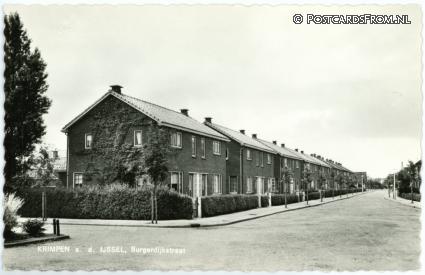 Krimpen ad IJssel, Burgerdijkstraat ansichtkaart: Krimpen ad IJssel, Burgerdijkstraat